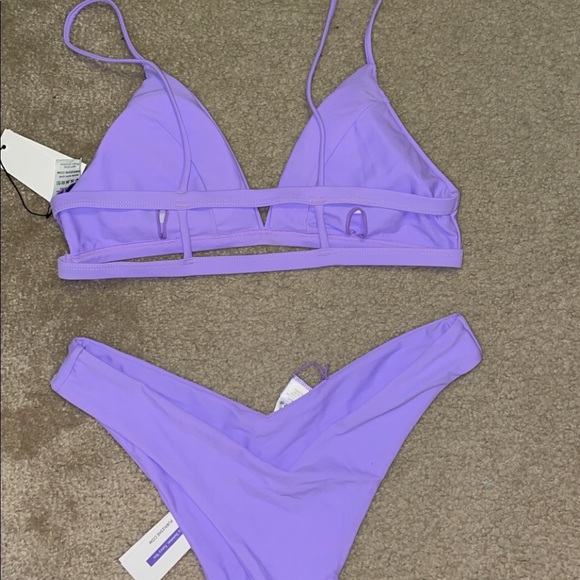 NWT Purple Padded Bikini Top and Bikini Bottoms - Picture 5 of 7